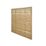 Forest Kyoto  Slatted Top Fence Panels Natural Timber 6' x 6' Pack of 9