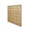 Forest Kyoto  Slatted Top Fence Panels Natural Timber 6' x 6' Pack of 9