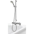 Aqualisa Midas 110 BSM Deck-Fed Exposed Chrome Thermostatic Bath/Shower Mixer