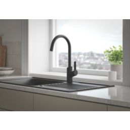 Bristan Maple Mono Sink Mixer Tap Black