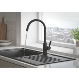Bristan Maple Mono Sink Mixer Tap Black