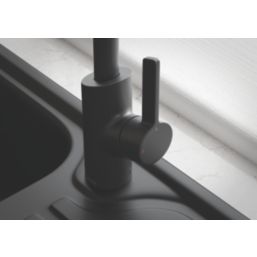 Bristan Maple Mono Sink Mixer Tap Black