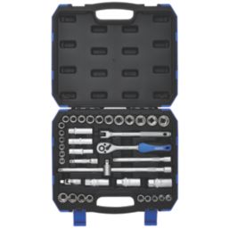 Draper MM/AF 3/8" Drive Socket Set 39 Pieces