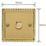 Varilight V-ProSmart 1-Gang 1-Way LED WiFi Dimmer Switch Georgian Brass