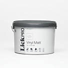LickPro  Matt Pure Brilliant White Emulsion Vinyl Paint 10Ltr