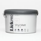 LickPro  10Ltr Pure Brilliant White Vinyl Matt Emulsion  Paint