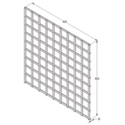 Forest  Softwood Square Trellis 6' x 6' 3 Pack