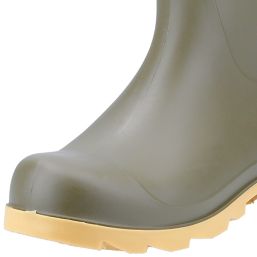 Dunlop Universal Metal Free  Non Safety Wellies Green Size 6