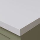 Wilsonart Pure White Matt White Stone Effect Laminate Worktop 3000mm x 600mm x 38mm