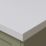 Wilsonart Pure White Matt White Stone Effect Laminate Worktop 3000mm x 600mm x 38mm