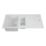 Carysil TD150-WH 1.5 Bowl Granite Composite Kitchen Sink White Reversible 1000mm x 500mm