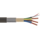 Time EV-Ultra Black  3-Core 4mm² & 2-Core Screened  Armoured EV Charging Cable 1m Coil