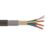 Time EV-Ultra Black  3-Core 4mm² & 2-Core Screened  Armoured EV Charging Cable 1m Coil