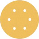 Bosch Expert C470 120 Grit 6-Hole Punched Wood Sanding Discs 150mm 50 Pack