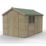 Forest Timberdale 8' 6" x 12' (Nominal) Reverse Apex Tongue & Groove Timber Shed with Base