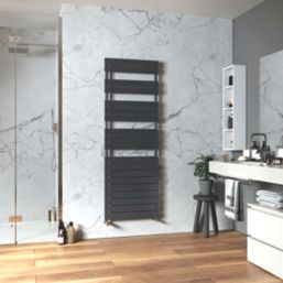 Ximax 1720mm x 600mm 3201BTU Anthracite Flat Designer Towel Radiator