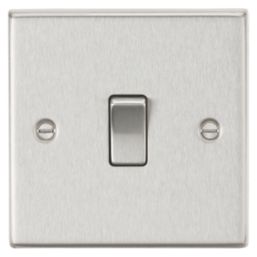 Knightsbridge  20A 1-Gang DP Control Switch Brushed Chrome