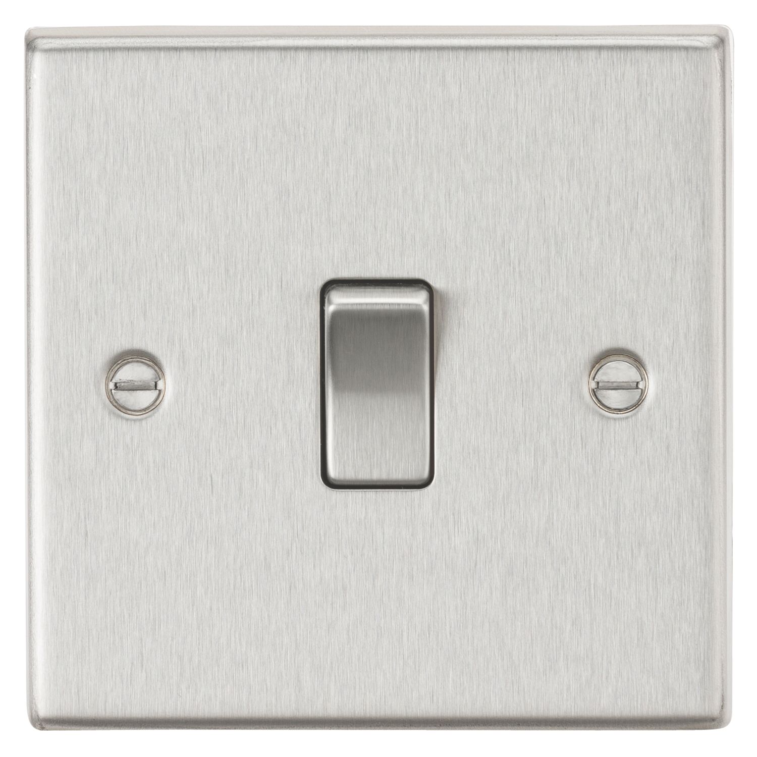 Knightsbridge 20A 1-Gang DP Control Switch Brushed Chrome (985TY)