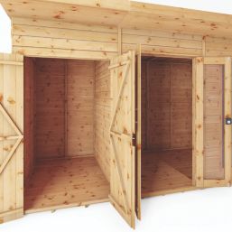 Mercia Maine 11' 6" x 6' (Nominal) Pent Tongue & Groove Timber Summerhouse & Shed