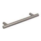 Hafele Barkston Bar Handle Brushed Nickel 326mm