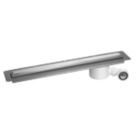 McAlpine CD600-O-P Slimline Channel Drain Polished Stainless Steel 610mm x 88mm