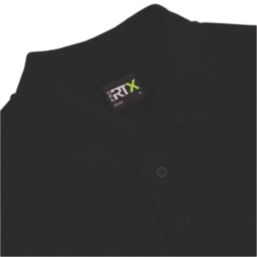 Pro RTX  Personalised Polo Shirt Black X Small 33 / 34" Chest