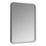Miami Plain Bathroom Mirror Matt Black  600mm x 20mm x 800mm