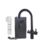 ETAL Cygne Pull-Out Style 3-in-1 Instant Boiling Water Kitchen Tap Matt Black