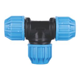 Flomasta  Polybutylene & PEX Compression Equal MDPE Equal Tee 25mm
