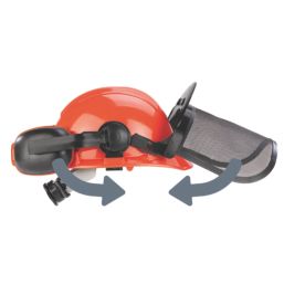 Einhell BG-SH 2 Chainsaw Helmet with Ear Defenders