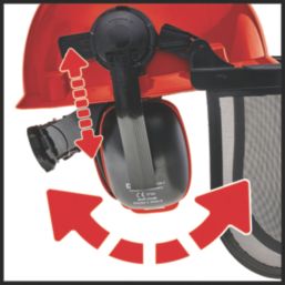 Einhell BG-SH 2 Chainsaw Helmet with Ear Defenders