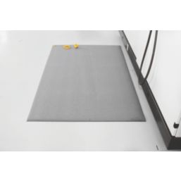 COBA COBAstat Anti-Fatigue Floor Mat Grey 1.5m x 0.9m x 9mm
