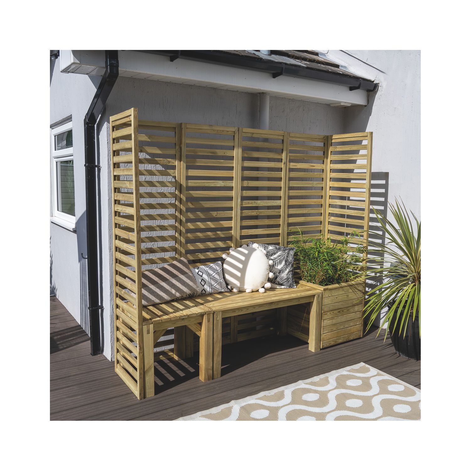 Forest V2 7' x 1' 6" (Nominal) Garden Modular Set 9 Pieces (986JN)