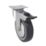 Essentials Heavy Duty TPR Braked Swivel Castor 100mm Grey