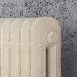 Arroll 597mm x 1009mm 5325BTU Cream Cast Iron 2 Column Radiator