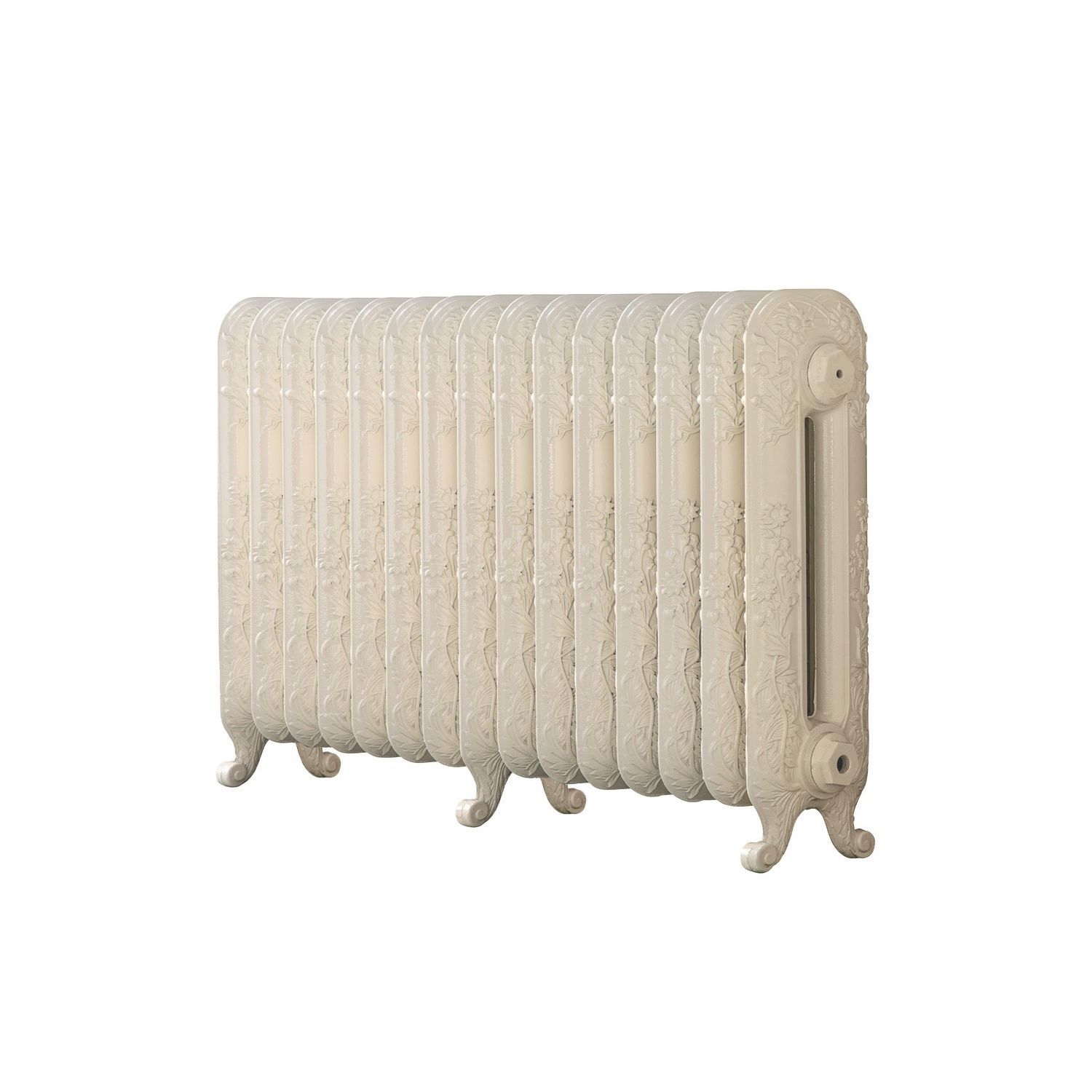 Arroll 597mm x 1009mm 5325BTU Cream Cast Iron 2 Column Radiator (986KY)
