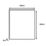Wilsonart Florence Black & White Splashback 600mm x 800mm x 4mm
