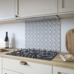 Wilsonart Florence Black & White Splashback 600mm x 800mm x 4mm
