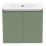 Newland  Double Door Wall-Mounted Vanity Unit with Basin Matt Sage Green 600mm x 370mm x 540mm