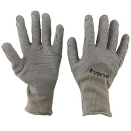 Verve  Polyester Gardening Gloves Khaki Large