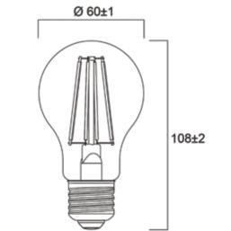 Sylvania ToLEDo Retro V5 ST 865 SL E27 GLS LED Light Bulb  1055lm 9W