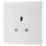 British General 800 Series 13A 1-Gang Unswitched Socket White