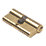 Union 6-Pin Euro Cylinder Lock 40-45 (85mm) Brass