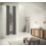 Ximax Fortuna Mirror 1800mm x 590mm 2387BTU Anthracite Vertical Designer Radiator