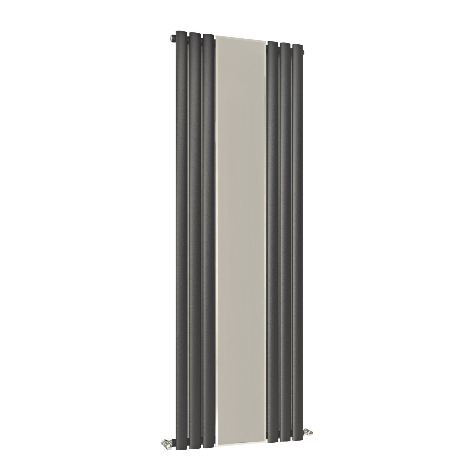 Ximax Fortuna Mirror 1800mm x 590mm 2387BTU Anthracite Vertical Designer Radiator (9871V)