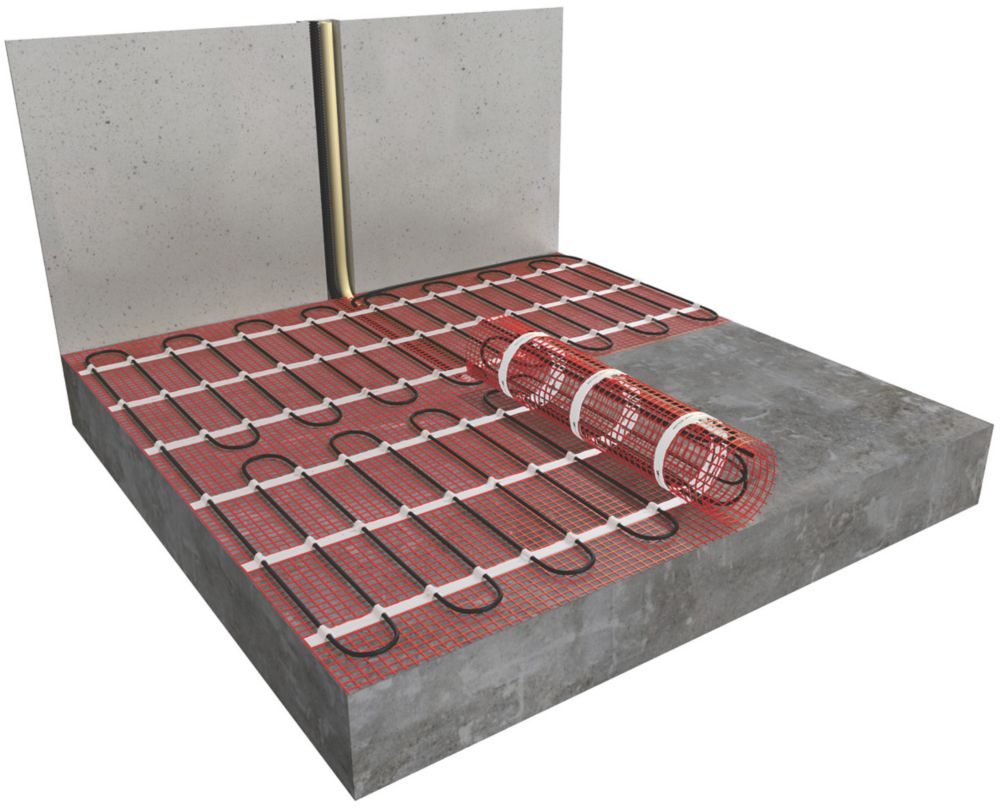 Klima Underfloor Heating Mat 4m² - Screwfix