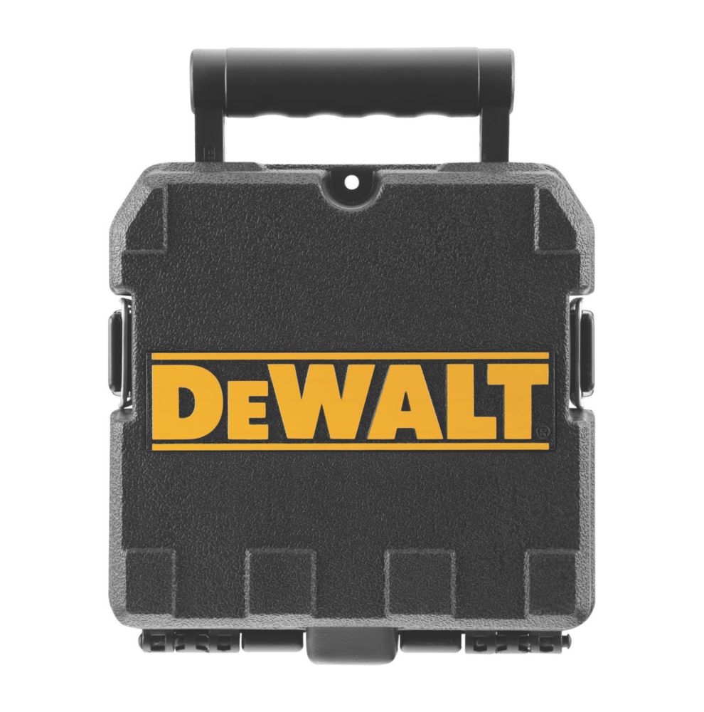 DeWalt DW088CG-XJ Green Self-Levelling Cross-Line Laser Level - Screwfix