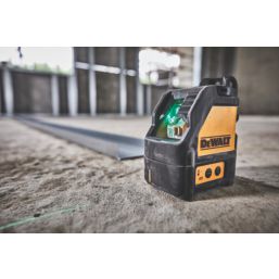 DeWalt DW088CG-XJ Green Self-Levelling Cross-Line Laser Level - Screwfix