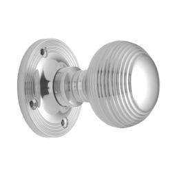 Carlisle Brass Rimmed Mortice Knobs 52mm Pair Polished Chrome