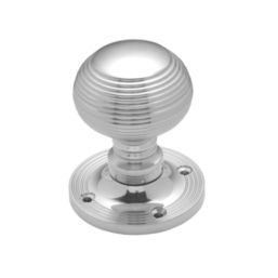 Carlisle Brass Rimmed Mortice Knobs 52mm Pair Polished Chrome